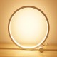 15CM LED Dimmable Table Lamp Circular Desk Lamps USB Night Light for Living Room Bedroom Bedside Lamp