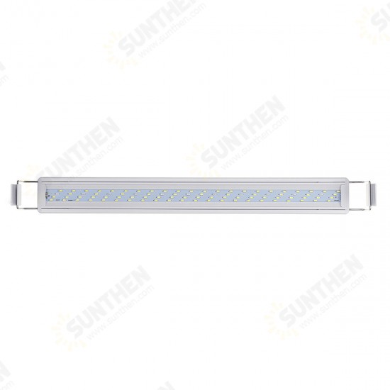 16W LED Fish Tank Light 60CM Aquarium Bracket Clip Light Aquarium Lighting Extendable Aquatic Plant Light for 60-80cm Fish Tank