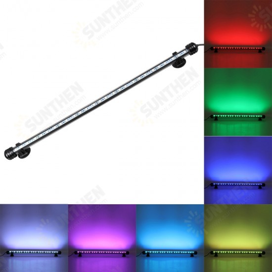 18-48CM 5050SMD 27LED Aquarium Fish Tank RGB Light Submersible Bar Strip Lamp