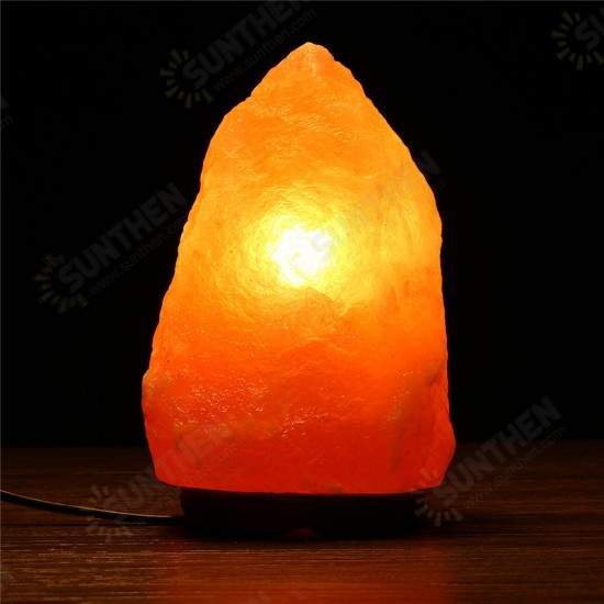 18 X 12CM Himalayan Glow Hand Carved Natural Crystal Salt Night Lamp Table Light With Dimmer Switch