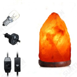 18 X 12CM Natural Himalayan Ionic Air Purifier Rock Crystal Salt Lamp Table Night Light 18 X 12CM Natural Himalayan Ionic Air Purifier Rock Crystal Salt Lamp Table Night Light