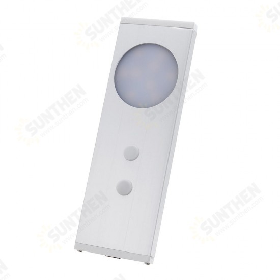 1.8W 9 LED IR Infrared Motion Cabinet Light Sensor Night Lamp Warm White/White DC12V