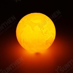 18cm 3D Earth Lamp USB Rechargeable Touch Sensor Color Changing LED Night Light Gift DC5V 18cm 3D Earth Lamp USB Rechargeable Touch Sensor Color Changing LED Night Light Gift DC5V