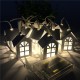 1M 10 LED Metal House String Lights LED Fairy Lights for Festival Christmas Wedding