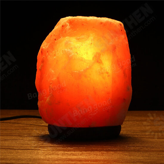 20 X 16CM Himalayan Glow Hand Carved Natural Crystal Salt Night Lamp Table Light With Dimmer Switch