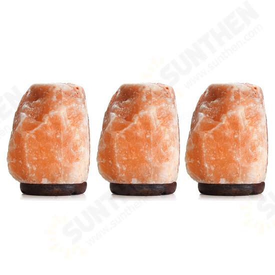 20 X 16CM Natural Himalayan Ionic Air Purifier Rock Crystal Salt Lamp Table Night Light