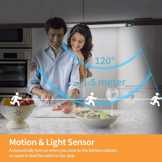 20CM Cabinet Closet Lights Motion Sensor Light Indoor LED Smart Homelife Bars