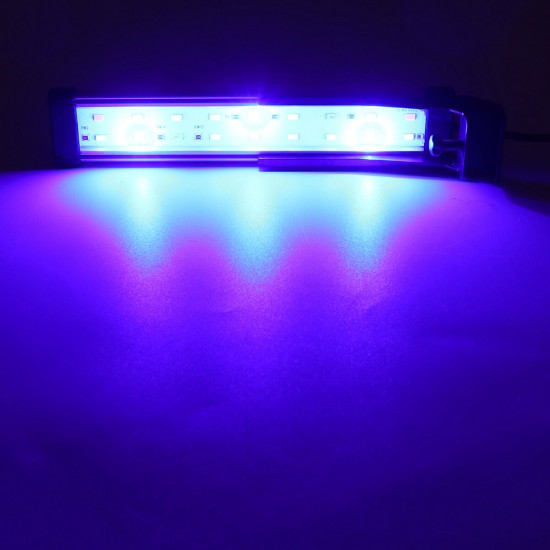22CM 18LED RGB Aquarium Fish Tank Light High-bright Double Drainage Water Lamp
