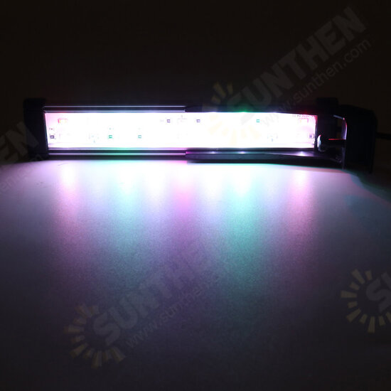 22CM 18LED RGB Aquarium Fish Tank Light High-bright Double Drainage Water Lamp