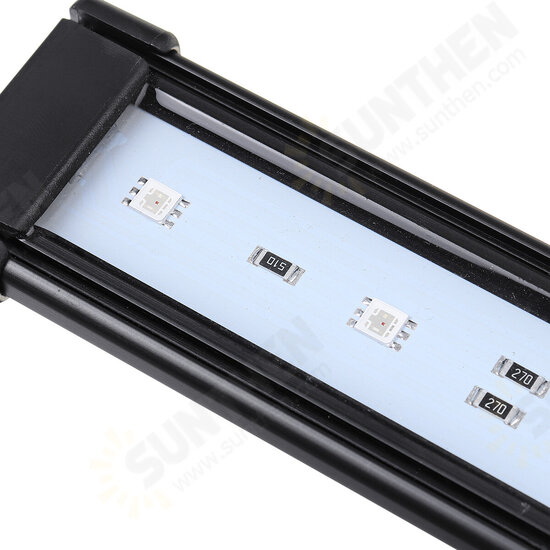 22CM Aquarium Cover Lighting Color Change Remote Control Dimmable RGBW LED Light Suitable for Aquarium/Fish Tank