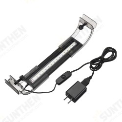 2.5W 18cm Adjustable 2835 LED Aquarium Fish Tank Super Slim Light Lamp Black 2.5W 18cm Adjustable 2835 LED Aquarium Fish Tank Super Slim Light Lamp Black
