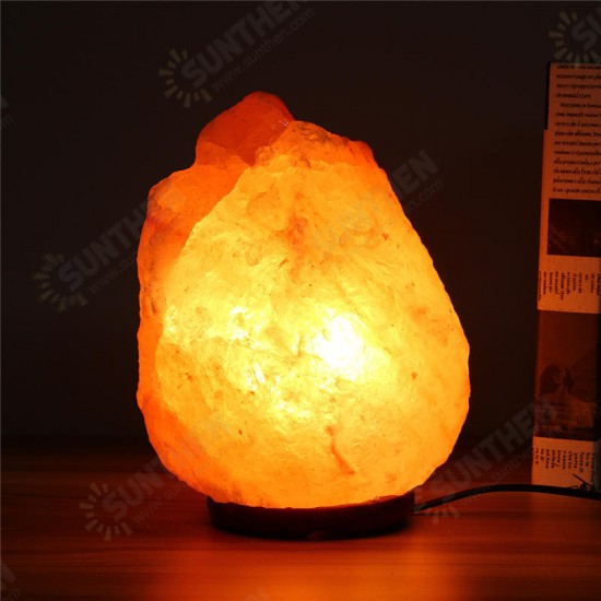 28 X 17CM Himalayan Glow Hand Carved Natural Crystal Salt Night Lamp Table Light With Dimmer Switch