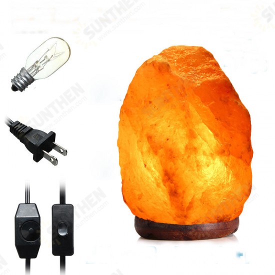 28 X 17CM Himalayan Glow Hand Carved Natural Crystal Salt Night Lamp Table Light With Dimmer Switch