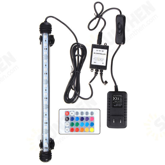 28CM RGB Remote Waterproof ip68 Aquarium LED Fish Tank Light Bar Submersible Lamp 28CM RGB Remote Waterproof ip68 Aquarium LED Fish Tank Light Bar Submersible Lamp