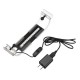 2W 13cm Adjustable 2835 LED Aquarium Fish Tank Super Slim Light Lamp Black