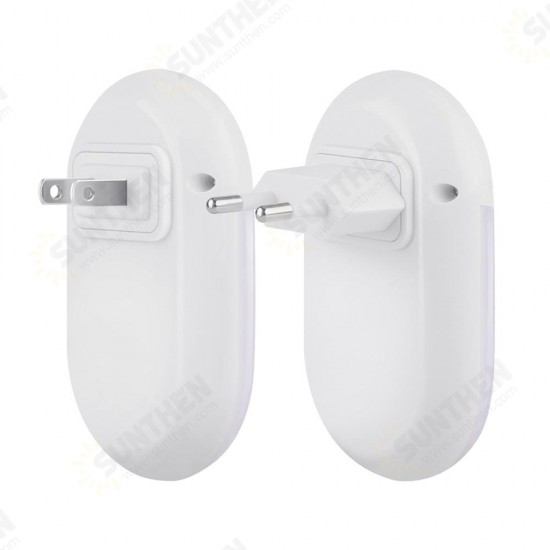 2pcs 0.7W Light Sensor & PIR Motion LED Night Wall Lamp For Baby Kid Bedroom AC100-240V