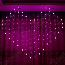 2x1m 128 LED Heart Shape Light String 220V Curtain Light Home Decor Celebration for Festival Christmas 2x1m 128 LED Heart Shape Light String 220V Curtain Light Home Decor Celebration for Festival Christmas