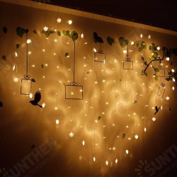 2x1m 128 LED Heart Shape Light String 220V Curtain Light Home Decor Celebration for Festival Christmas 2x1m 128 LED Heart Shape Light String 220V Curtain Light Home Decor Celebration for Festival Christmas