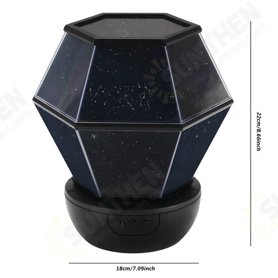 3 Styles Colorful Starry Sky Light LED Projector Music Romantic Lamp Night Light 3 Styles Colorful Starry Sky Light LED Projector Music Romantic Lamp Night Light