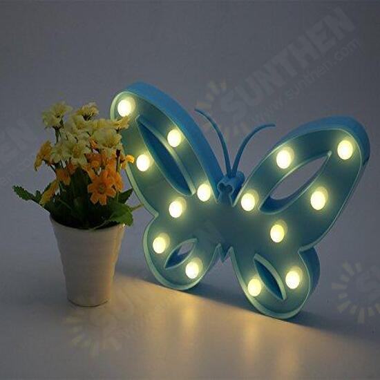 3 W Creative Butterfly Shape Night Light Children Bedroom Decoration Lamp 3 W Creative Butterfly Shape Night Light Children Bedroom Decoration Lamp