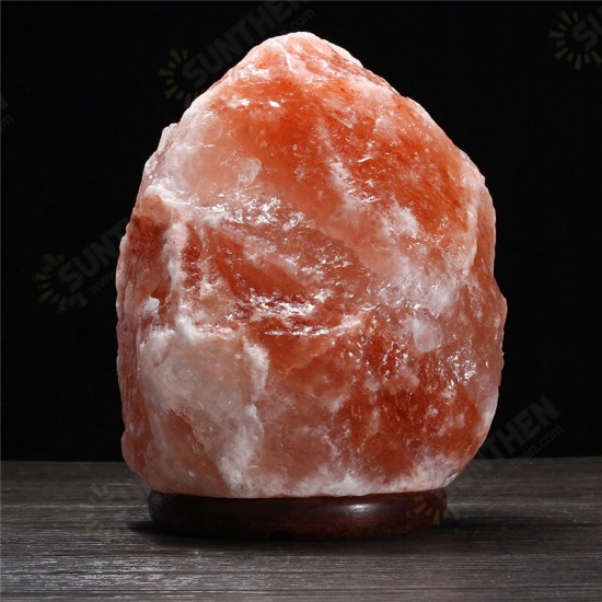 30 X 18CM Natural Himalayan Ionic Air Purifier Rock Crystal Salt Lamp Table Night Light