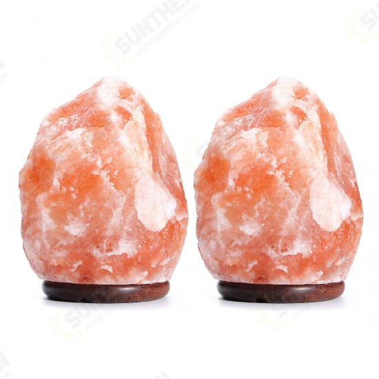 30 X 18CM Natural Himalayan Ionic Air Purifier Rock Crystal Salt Lamp Table Night Light