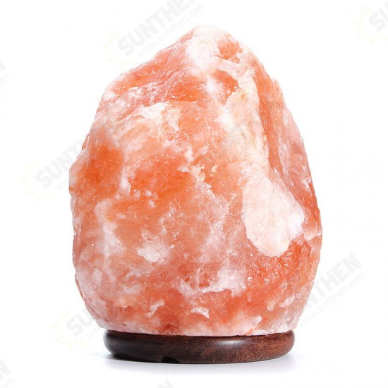 30 X 18CM Natural Himalayan Ionic Air Purifier Rock Crystal Salt Lamp Table Night Light