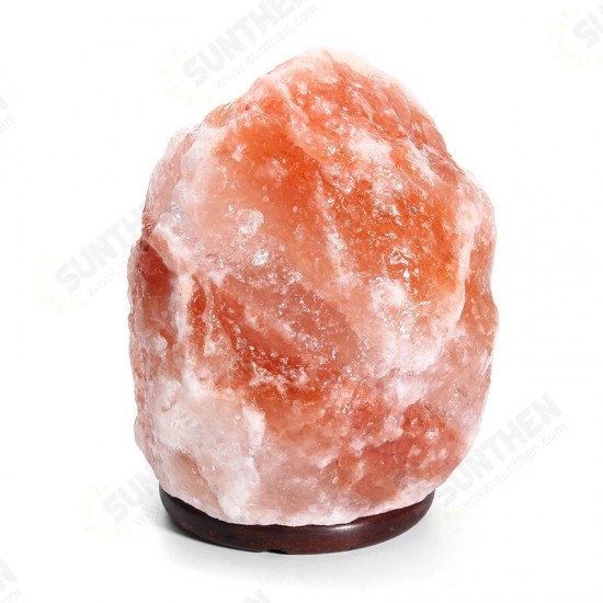 30 X 18CM Natural Himalayan Ionic Air Purifier Rock Crystal Salt Lamp Table Night Light