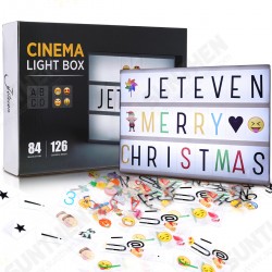 300 x 300mm Luminous Letter LED Light Box Movie Cinema Light Box Home Supplies Wedding Decor 300 x 300mm Luminous Letter LED Light Box Movie Cinema Light Box Home Supplies Wedding Decor