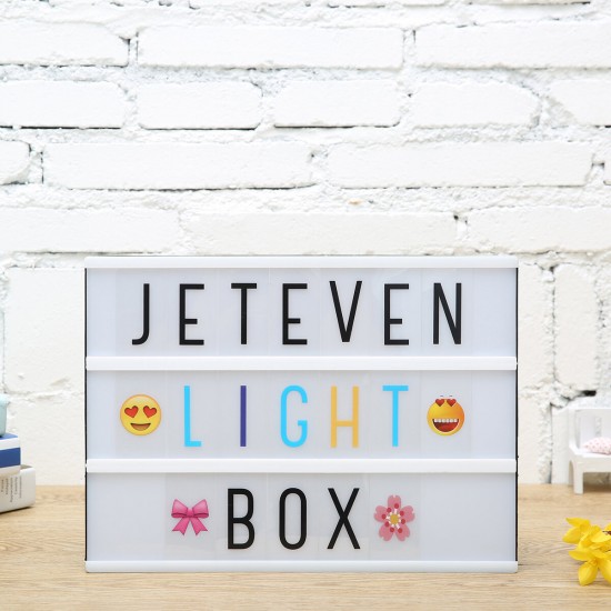 300 x 300mm Luminous Letter LED Light Box Movie Cinema Light Box Home Supplies Wedding Decor