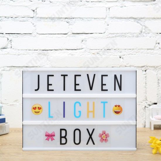 300 x 300mm Luminous Letter LED Light Box Movie Cinema Light Box Home Supplies Wedding Decor