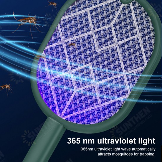 3000V 3 In 1 Electric Insect Swatter Zapper USB Rechargeable Mosquito Swatter 3000V 3 In 1 Electric Insect Swatter Zapper USB Rechargeable Mosquito Swatter