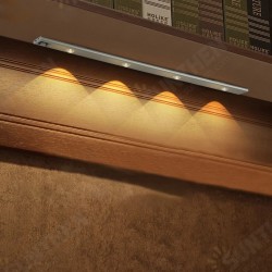 30/40/60/80CM Smart Human Body Sensor LED Cabinet Light Intelligent Ultra-thin LED Wardrobe Light USB Charging Punch-free Small Night Light 30/40/60/80CM Smart Human Body Sensor LED Cabinet Light Intelligent Ultra-thin LED Wardrobe Light USB Charging Punch-free Small Night Light