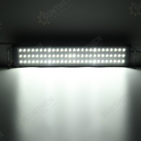 30/40/60/90cm LED Aquarium Fish Tank Light Stepless Dimming SMD2835 Water Grass Lamp AC100-240V