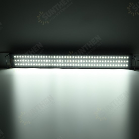 30/40/60/90cm LED Aquarium Fish Tank Light Stepless Dimming SMD2835 Water Grass Lamp AC100-240V