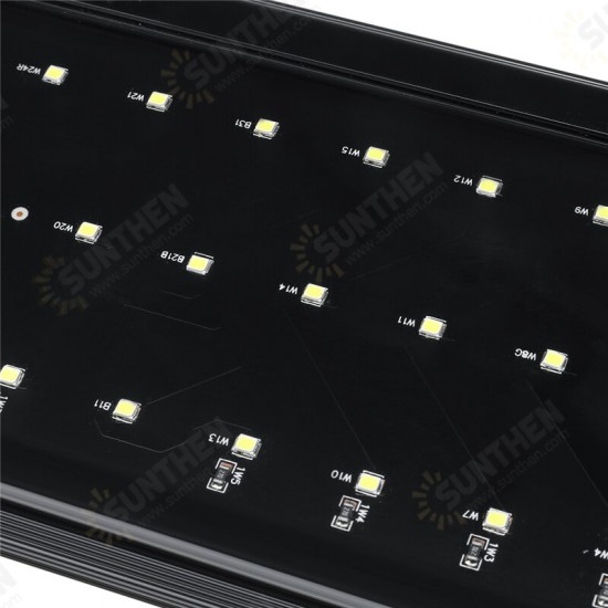 30/40/60/90cm LED Aquarium Fish Tank Light Stepless Dimming SMD2835 Water Grass Lamp AC100-240V