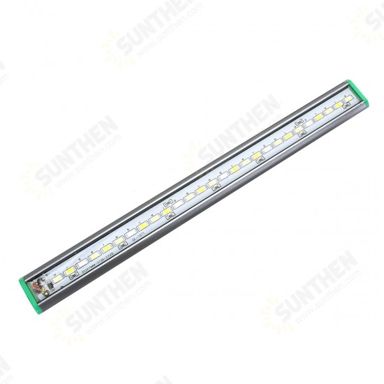 30cm 27 LED Fish Tank Aquarium Light White Blue Lamp Clip on Waterproof Bar AC110-240V