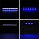 30cm 27 LED Fish Tank Aquarium Light White Blue Lamp Clip on Waterproof Bar AC110-240V