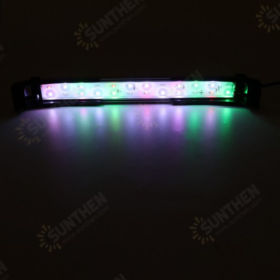 32CM 24LED RGB Aquarium Fish Tank Light 2 Modes Double Drainage Water Grass Lamp