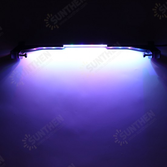 32CM 24LED RGB Aquarium Fish Tank Light 2 Modes Double Drainage Water Grass Lamp