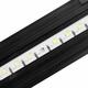 3.5W 25cm Adjustable 2835 LED Aquarium Fish Tank Super Slim Light Lamp Black