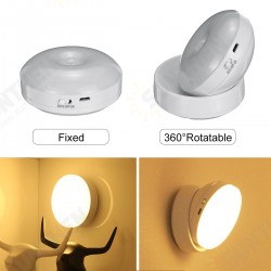 360 Degree Rotation LED Motion Sensor Night Light USB Rechargeable Lamp with Magnetic Base for Stairs Bedroom Bathroom Kitchen Hallway White/Warm Light 360 Degree Rotation LED Motion Sensor Night Light USB Rechargeable Lamp with Magnetic Base for Stairs Bedroom Bathroom Kitchen Hallway White/Warm Light