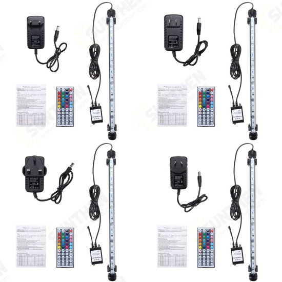 38CM 5.9W RGB LED Aquarium Fish Tank Light SMD5050 Color Changing Bar Submersible Lamp + Remote Control AC110-240V 38CM 5.9W RGB LED Aquarium Fish Tank Light SMD5050 Color Changing Bar Submersible Lamp + Remote Control AC110-240V