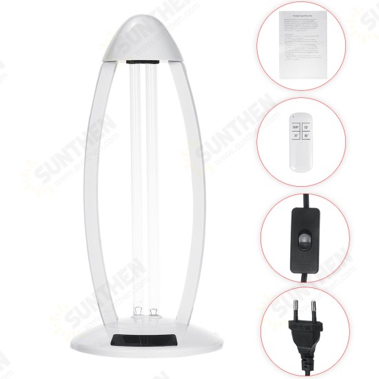 38W UVC Ozone Ultraviolet Germicidal Lamp Remote UV Sterilization Quartz Lights LED UV Lamp 38W UVC Ozone Ultraviolet Germicidal Lamp Remote UV Sterilization Quartz Lights LED UV Lamp