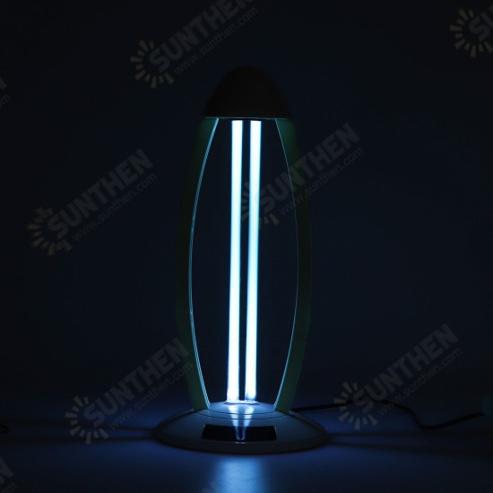 38W UVC Ozone Ultraviolet Germicidal Lamp Remote UV Sterilization Quartz Lights LED UV Lamp