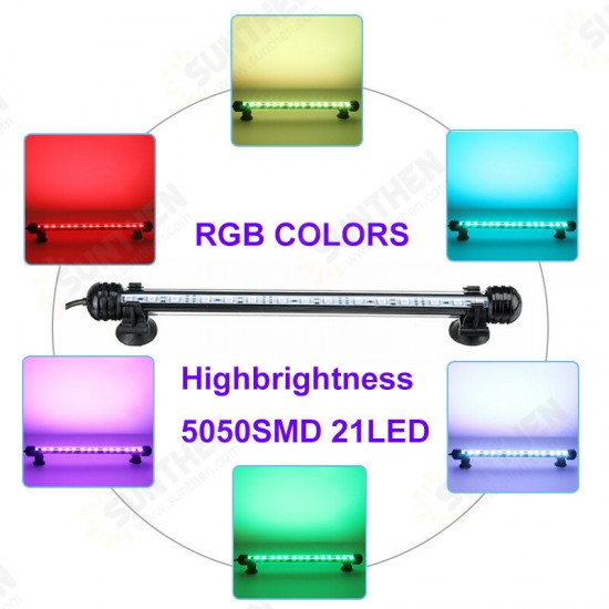 38cm bluetooth APP RGB LED Aquarium Fish Tank Lights Submersible Strip Bar Lamp 38cm bluetooth APP RGB LED Aquarium Fish Tank Lights Submersible Strip Bar Lamp