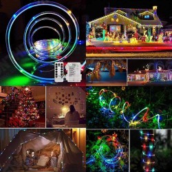 39FT 100 LED Solar String Rope Fairy Light Waterproof Xmas Wedding Party Decor Night Light 39FT 100 LED Solar String Rope Fairy Light Waterproof Xmas Wedding Party Decor Night Light