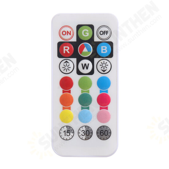 3D Colorful LED Skull Night Light Remote Control Stress Relief USB Rechargeable