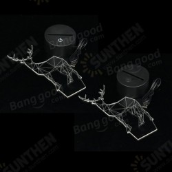 3D Deer Illusion LED Table Desk Light USB 7 Color Changing Night Lamp Home Decor 3D Deer Illusion LED Table Desk Light USB 7 Color Changing Night Lamp Home Decor