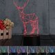 3D Deer Illusion LED Table Desk Light USB 7 Color Changing Night Lamp Home Decor